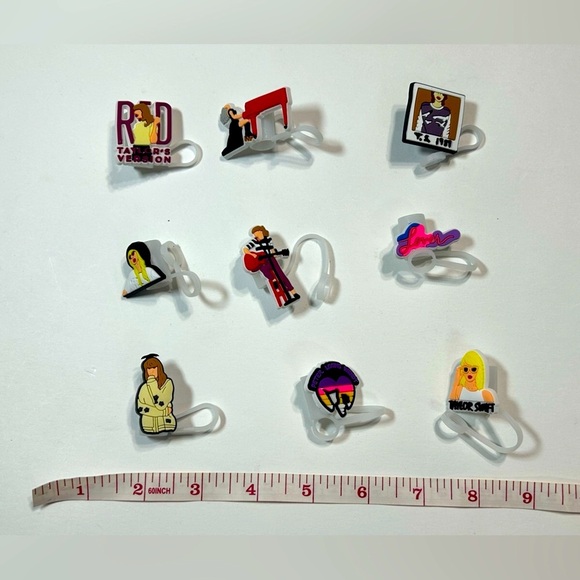 Taylor Swift Straw Toppers 🎸🎤 - Picture 3 of 6